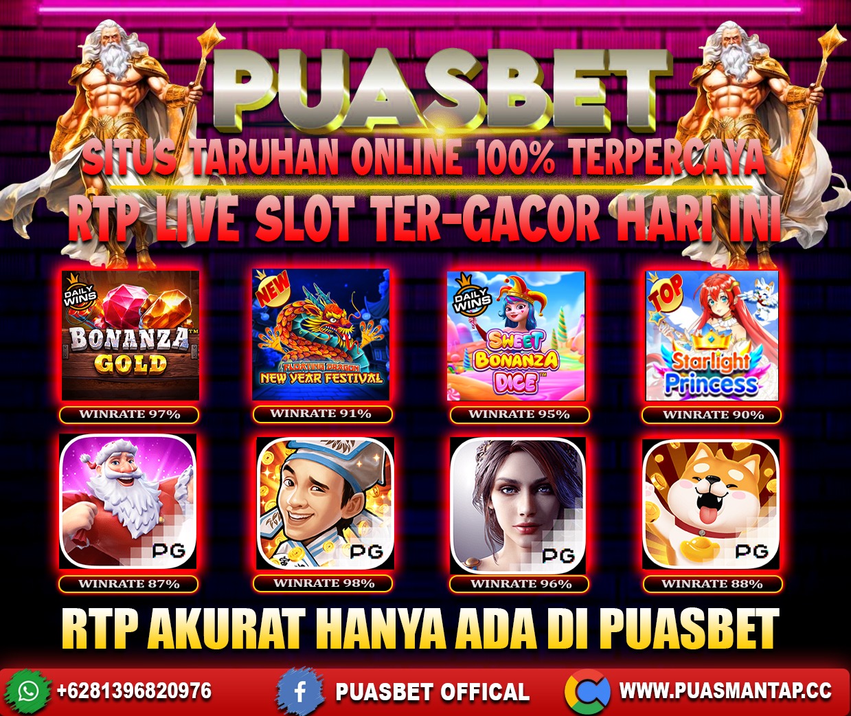 INFO SLOT GACOR PUASBET 30 DES 2023