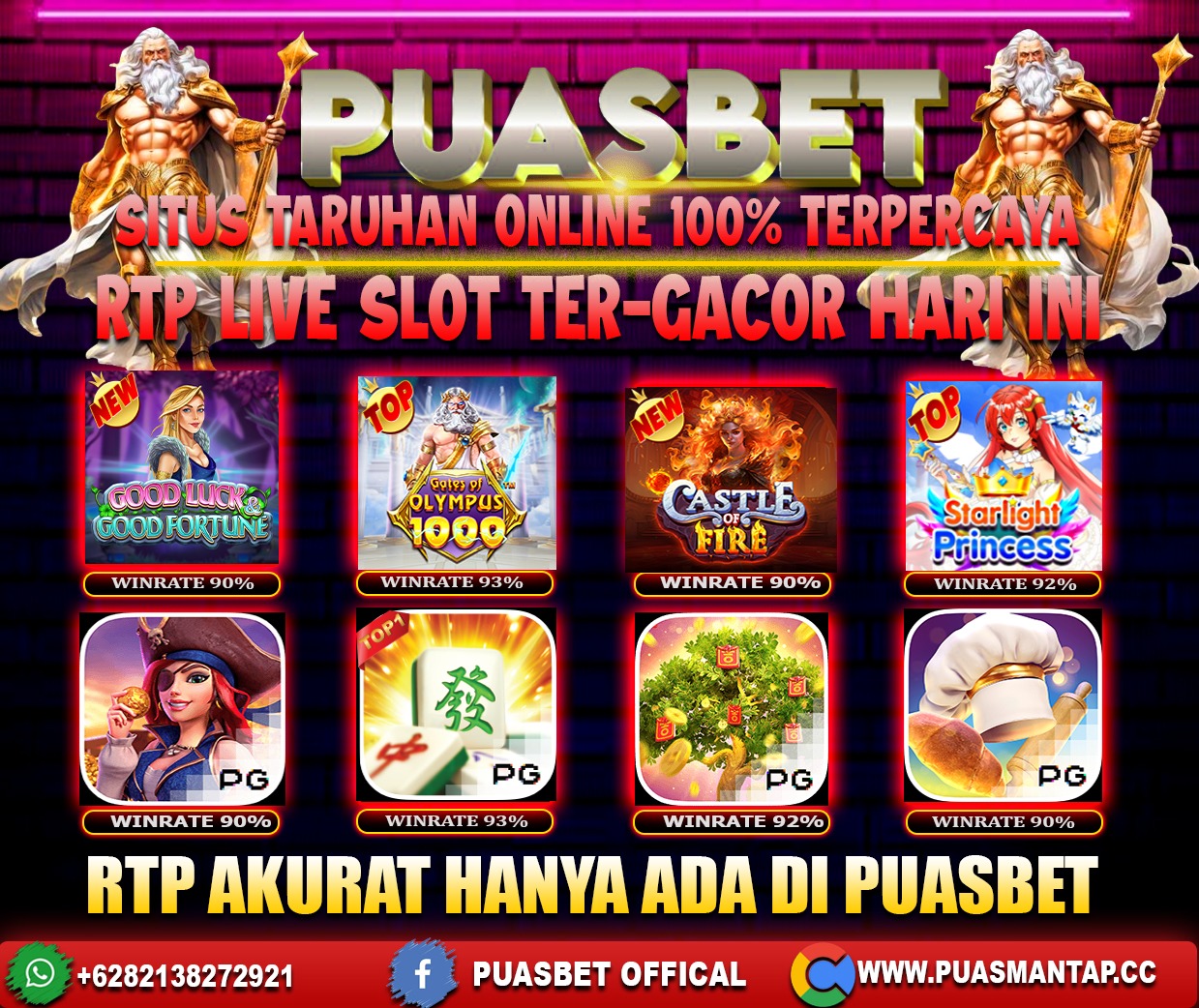 INFO SLOT GACOR PUASBET 10 JAN 2024