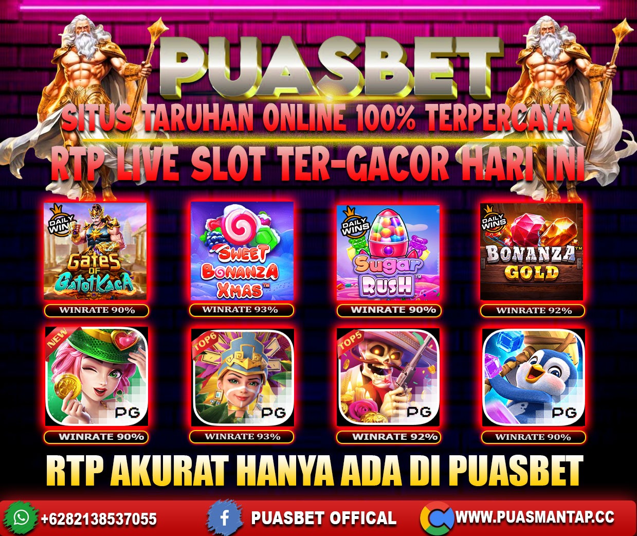 INFO SLOT GACOR PUASBET 14 JAN 2024