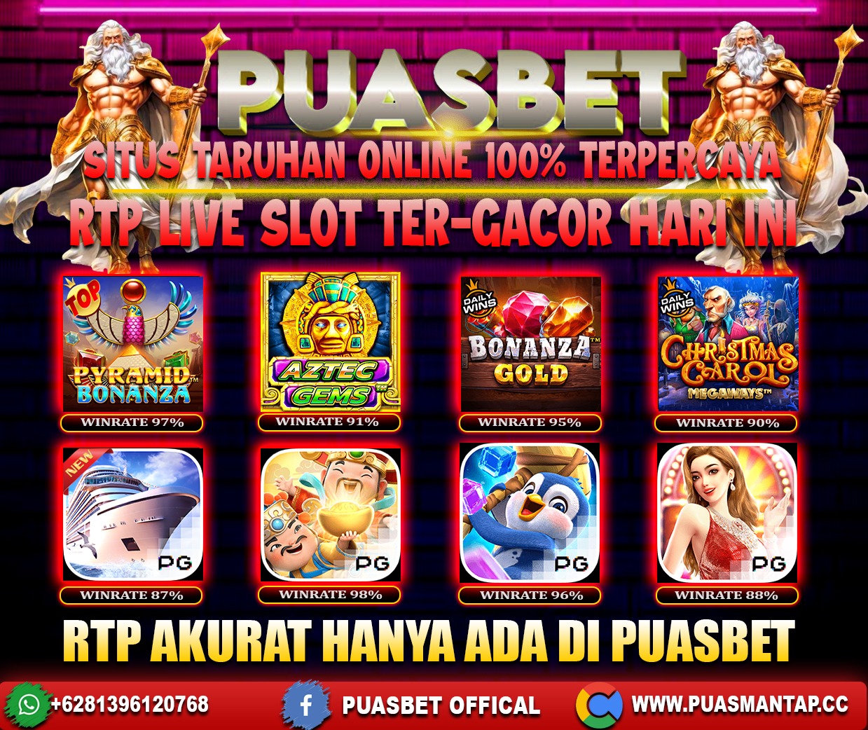 INFO SLOT GACOR PUASBET 08 JAN 2024