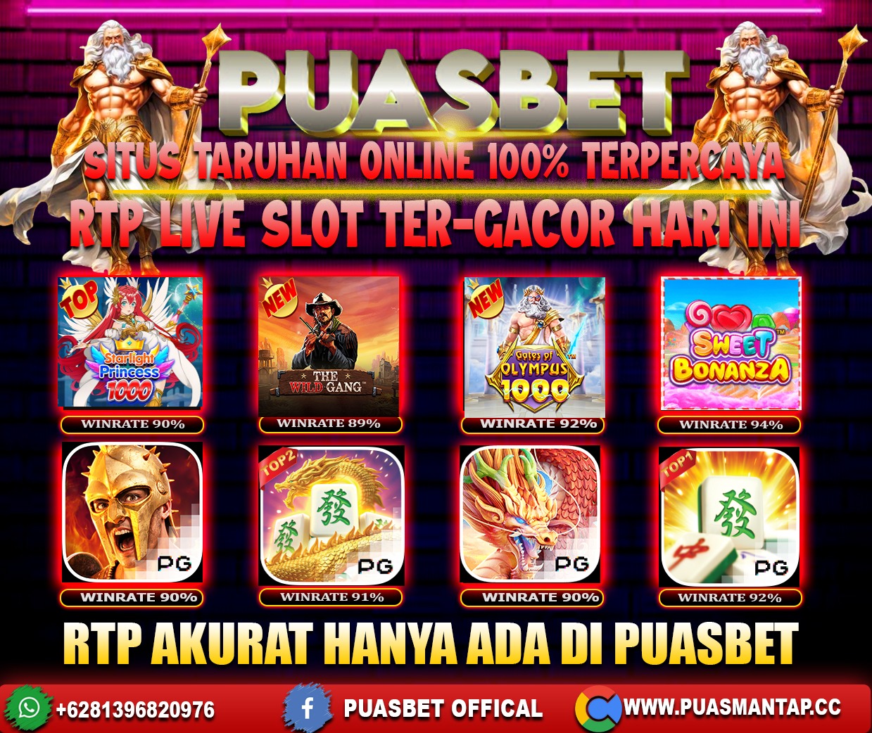 INFO SLOT GACOR PUASBET 03 JAN 2024
