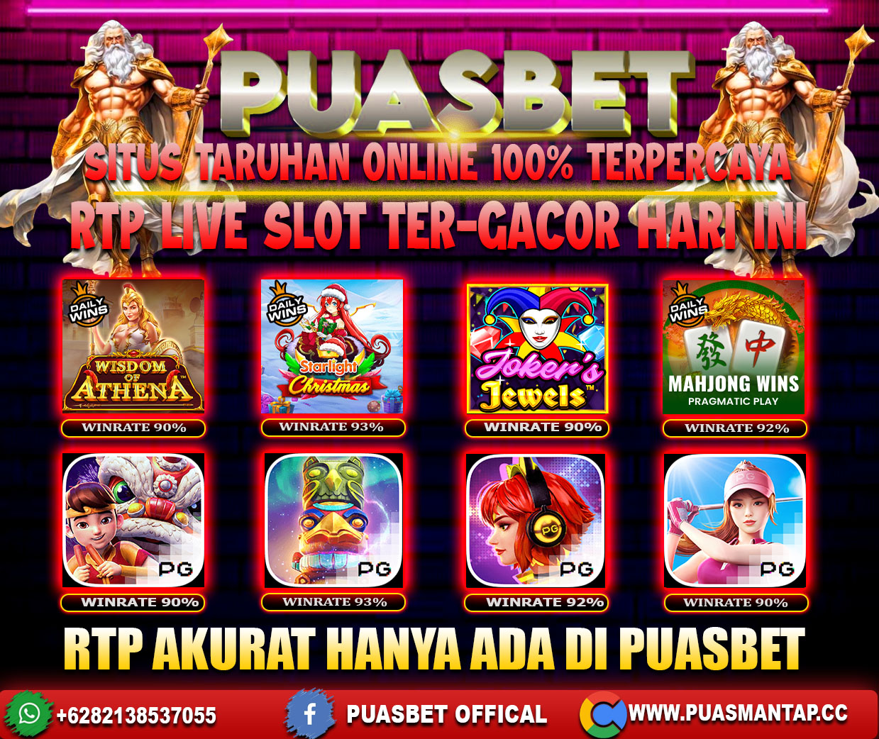 INFO SLOT GACOR PUASBET 15 JAN 2024