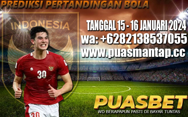 PREDIKSI BOLA 95% AKURAT TANGGAL 15 – 16  JANUARI 2024