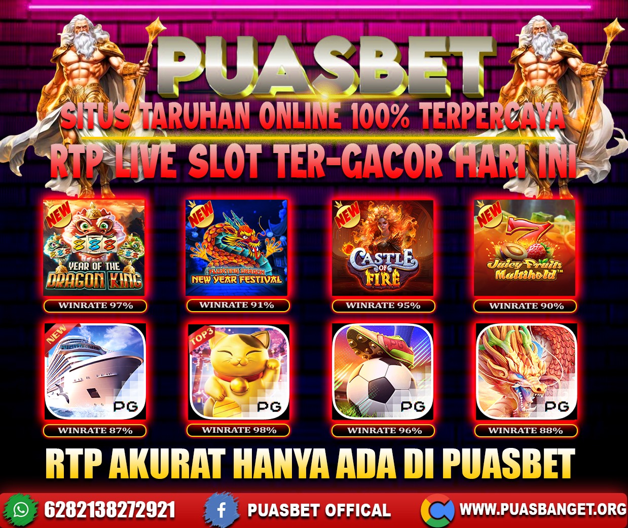 INFO SLOT GACOR PUASBET 12 JAN 2024