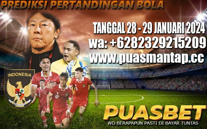 PREDIKSI BOLA 95% AKURAT TANGGAL 28 – 29 JANUARI 2024