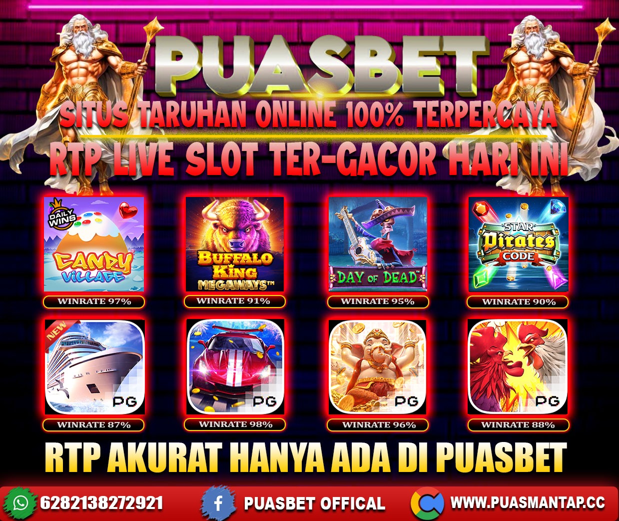 INFO SLOT GACOR PUASBET 09 JAN 2024