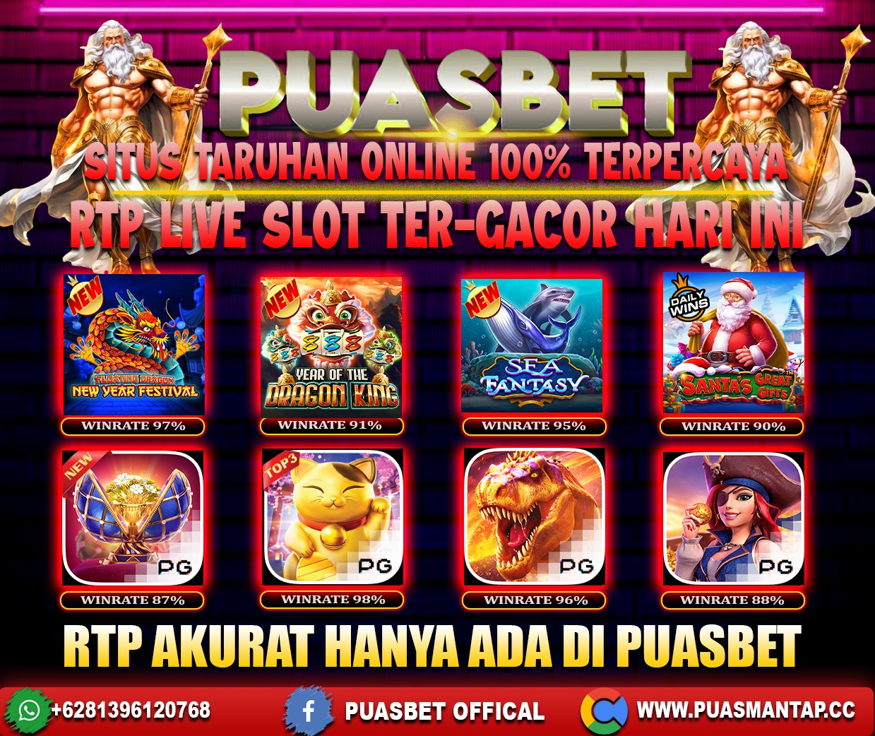 INFO SLOT GACOR PUASBET 06 JAN 2024