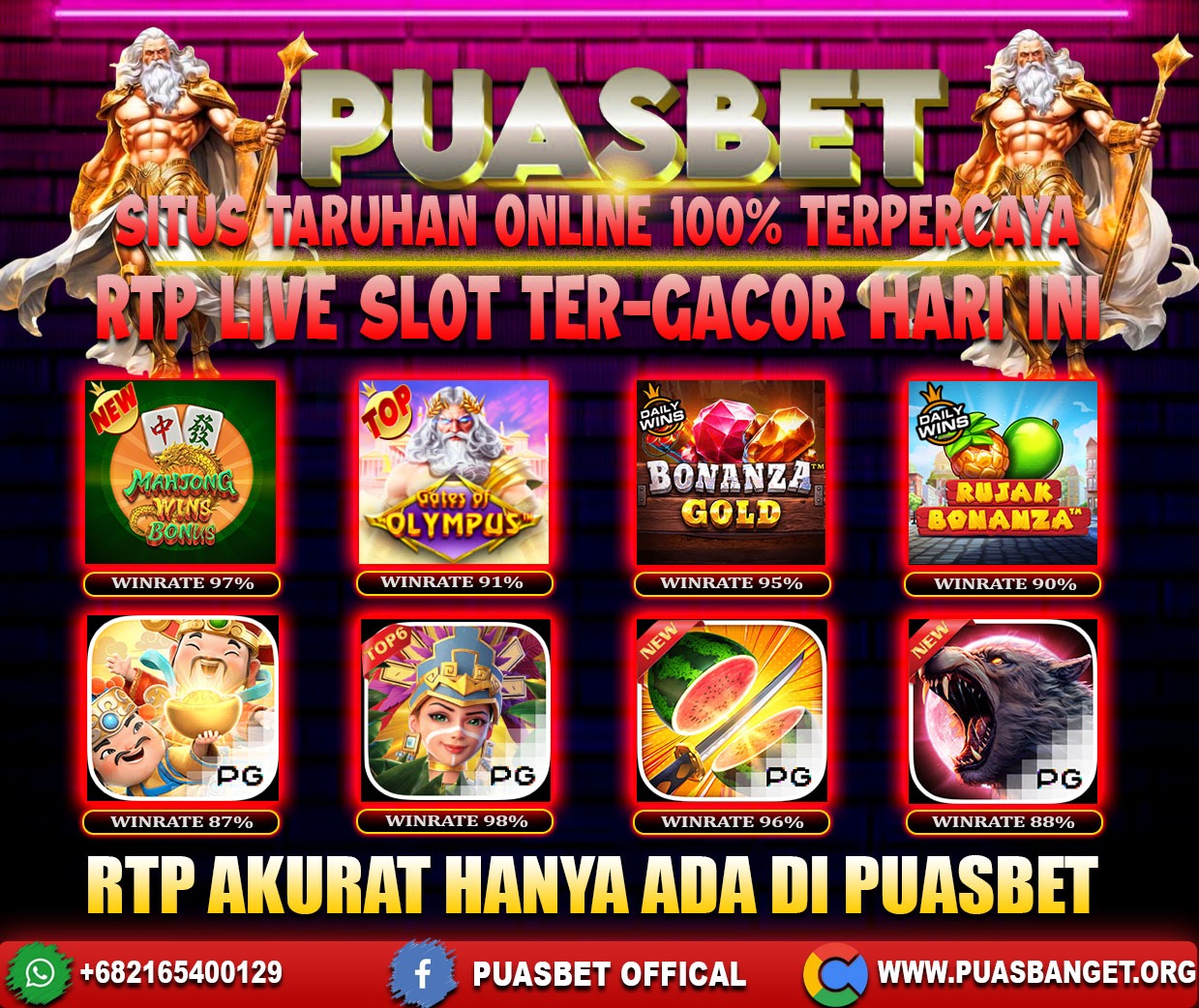 INFO SLOT GACOR PUASBET 04 FEB 2024
