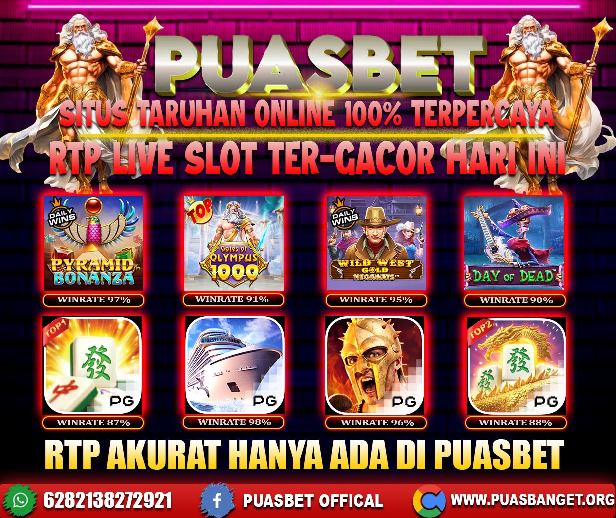INFO SLOT GACOR PUASBET 08 FEB 2024