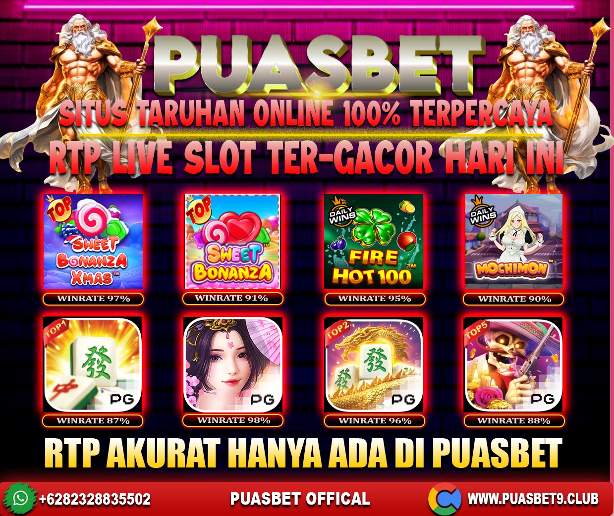 INFO SLOT GACOR PUASBET 15 FEB 2024