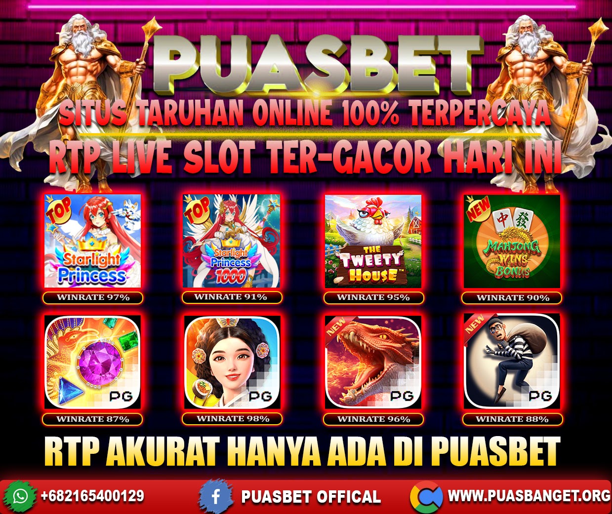 INFO SLOT GACOR PUASBET 13 FEB 2024