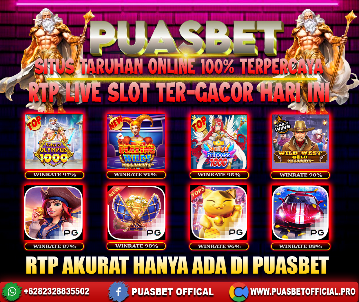 INFO SLOT GACOR PUASBET 12 FEB 2024