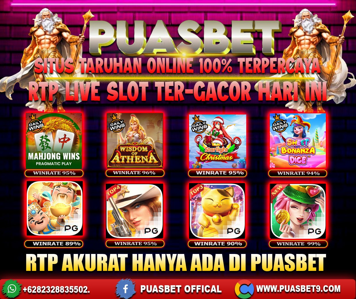 INFO SLOT GACOR PUASBET 21 FEB 2024