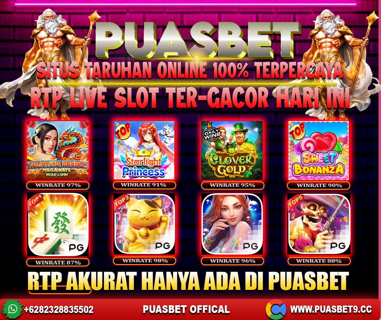 INFO SLOT GACOR PUASBET 16 FEB 2024