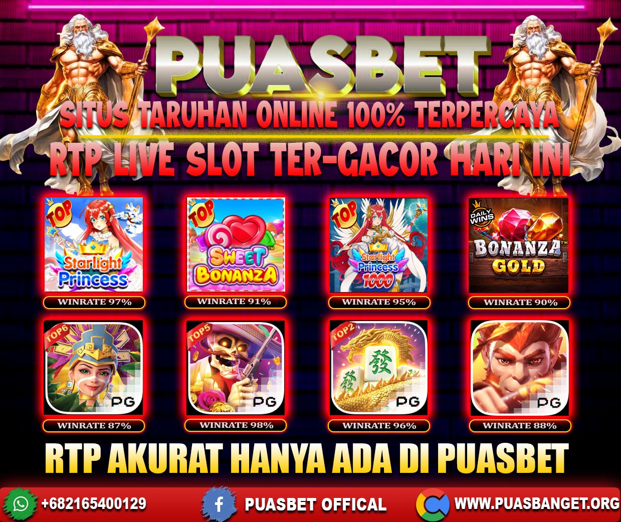 INFO SLOT GACOR PUASBET 03 FEB 2024