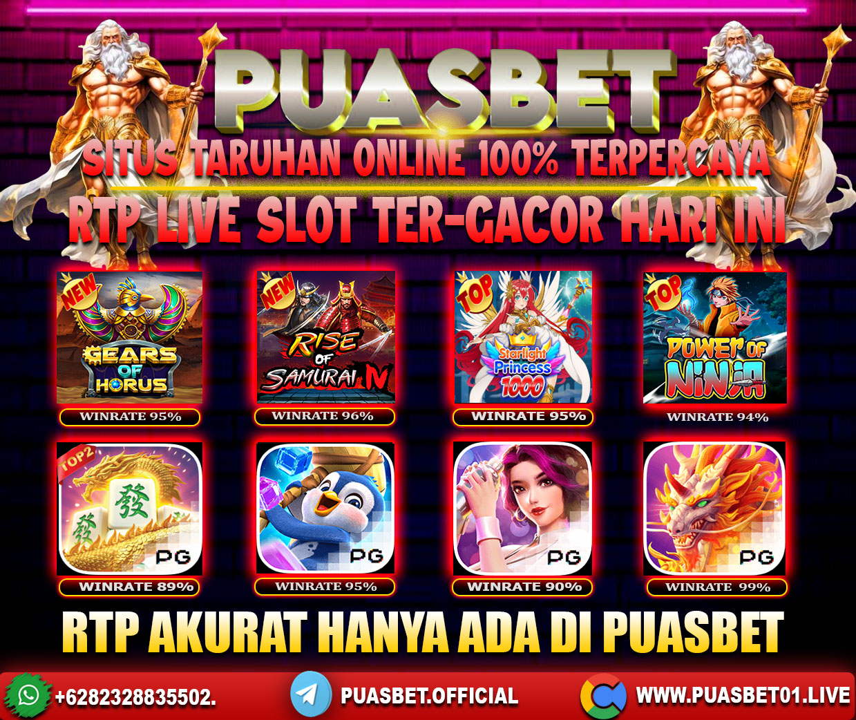 INFO SLOT GACOR PUASBET 20 MARET 2024