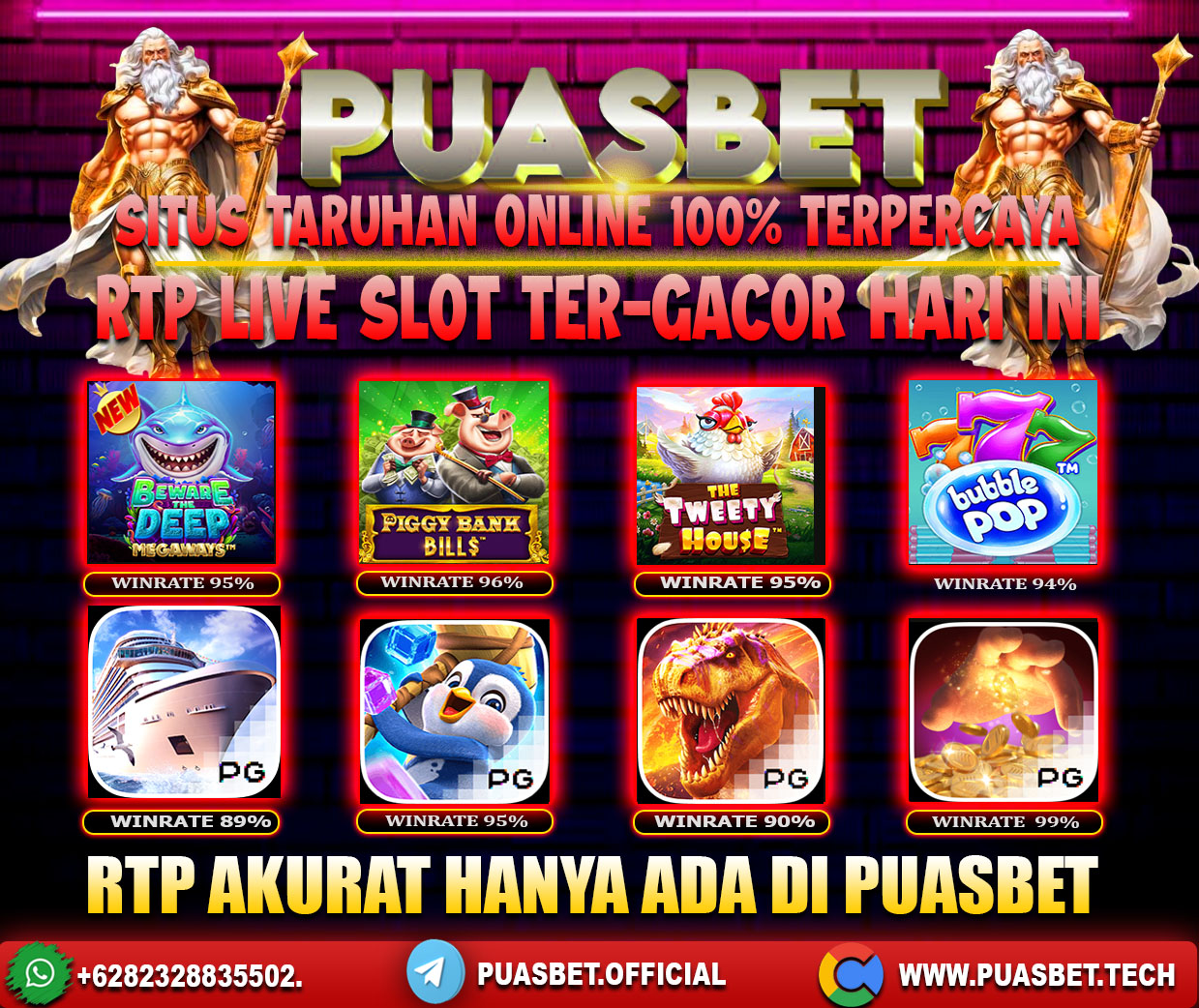 INFO SLOT GACOR PUASBET 19 MARET 2024