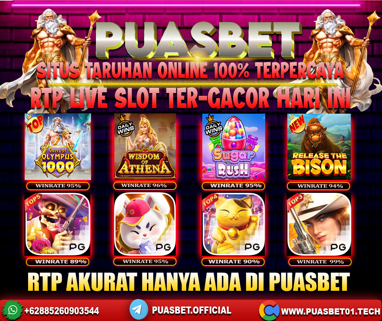 INFO SLOT GACOR PUASBET 20 APRIL 2024