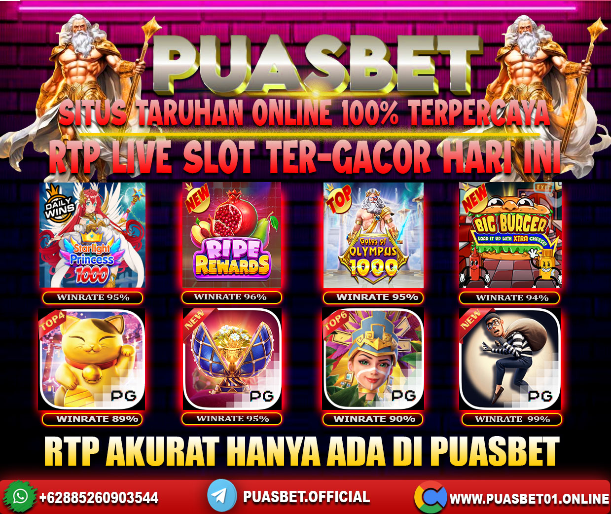 INFO SLOT GACOR PUASBET 22 APRIL 2024