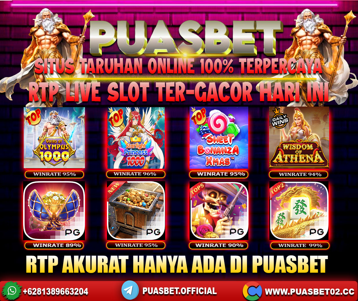 INFO SLOT GACOR PUASBET 13 MAY 2024
