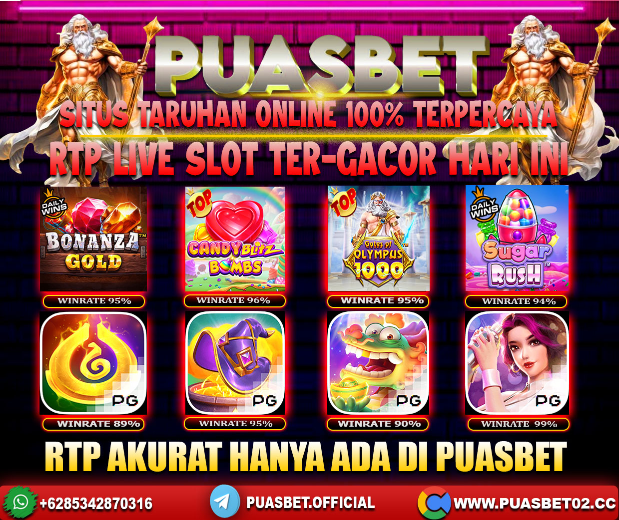 INFO SLOT GACOR PUASBET 14 MAY 2024