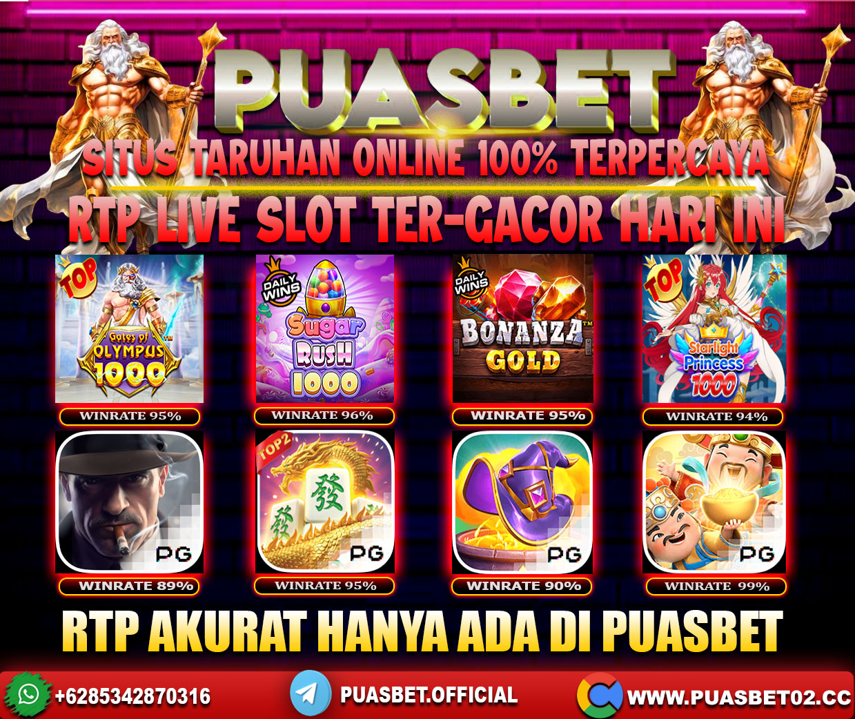 INFO SLOT GACOR PUASBET 18 MAY 2024