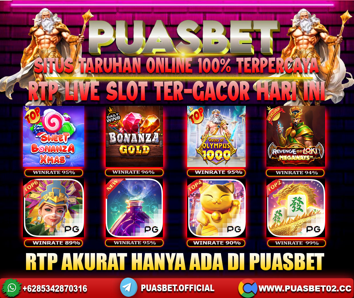 INFO SLOT GACOR PUASBET 17 MAY 2024