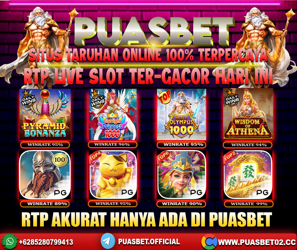 INFO SLOT GACOR PUASBET 09 MAY 2024