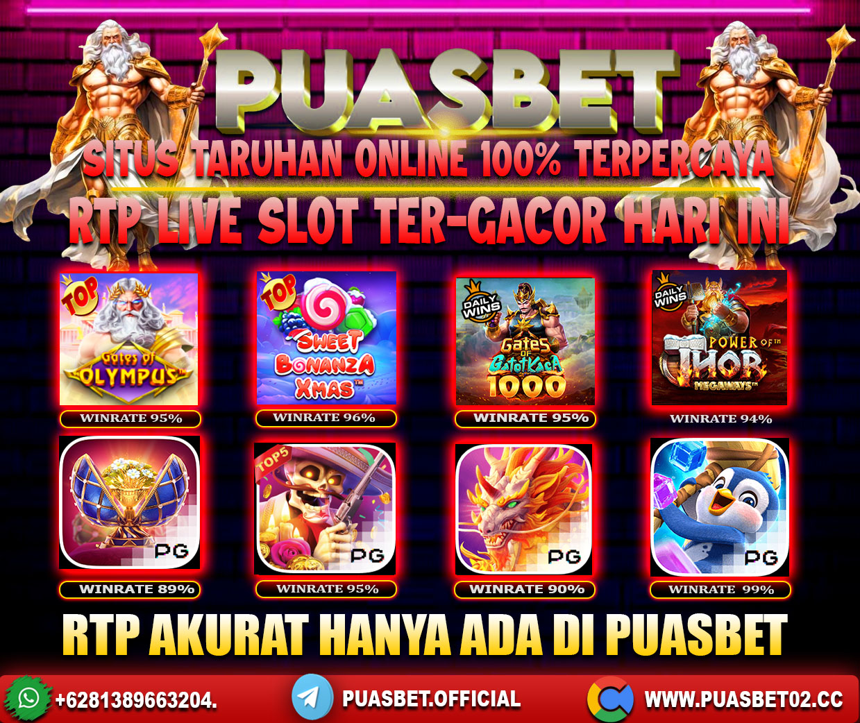 INFO SLOT GACOR PUASBET 12 MAY 2024