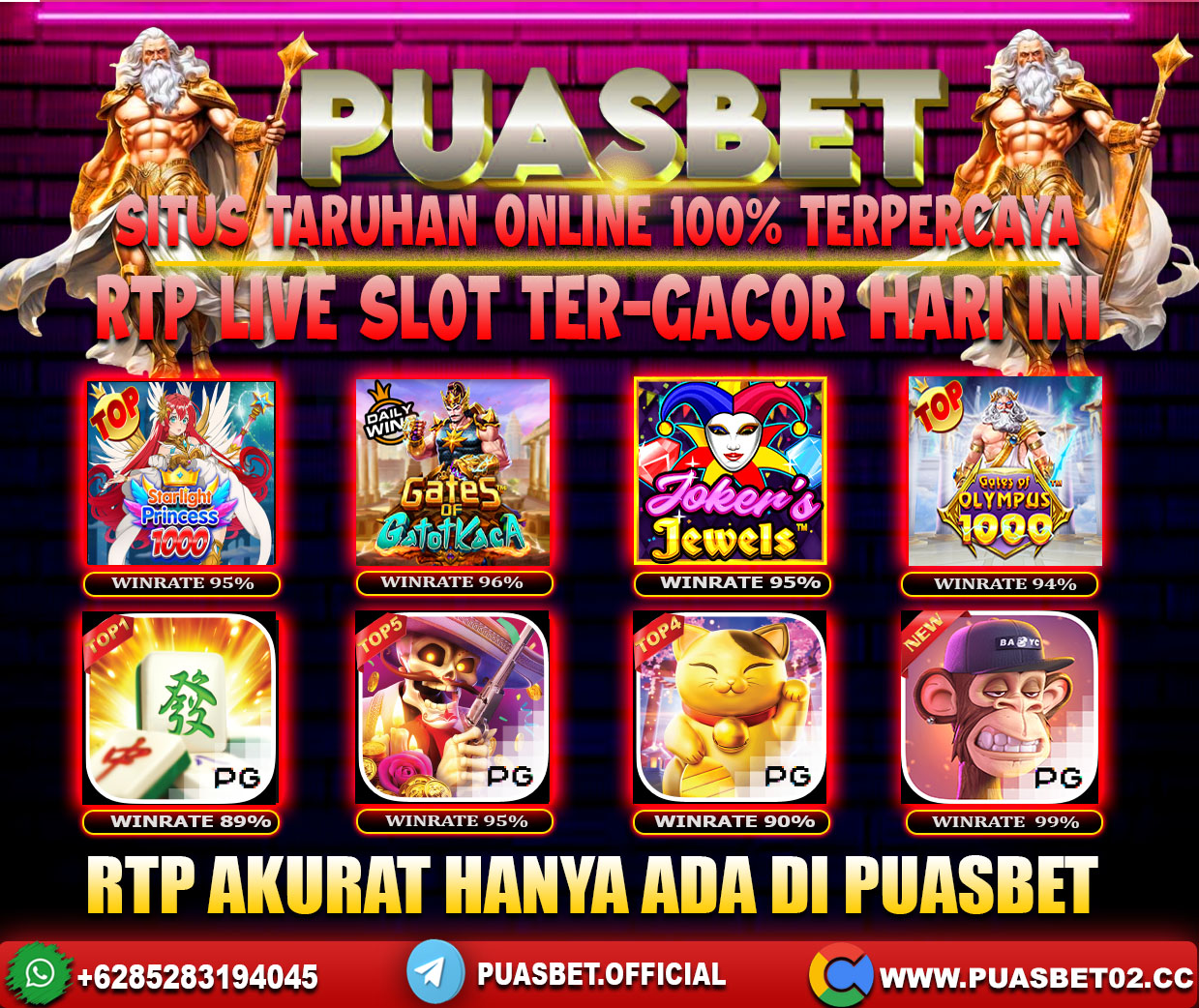 INFO SLOT GACOR PUASBET 29 MAY 2024