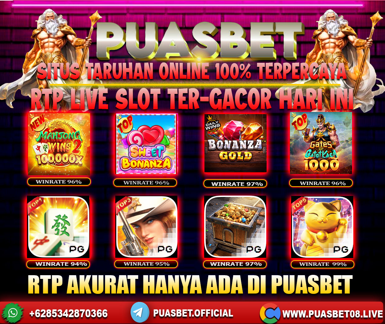INFO  SLOT GACOR PUASBET 25 JUNI 2024