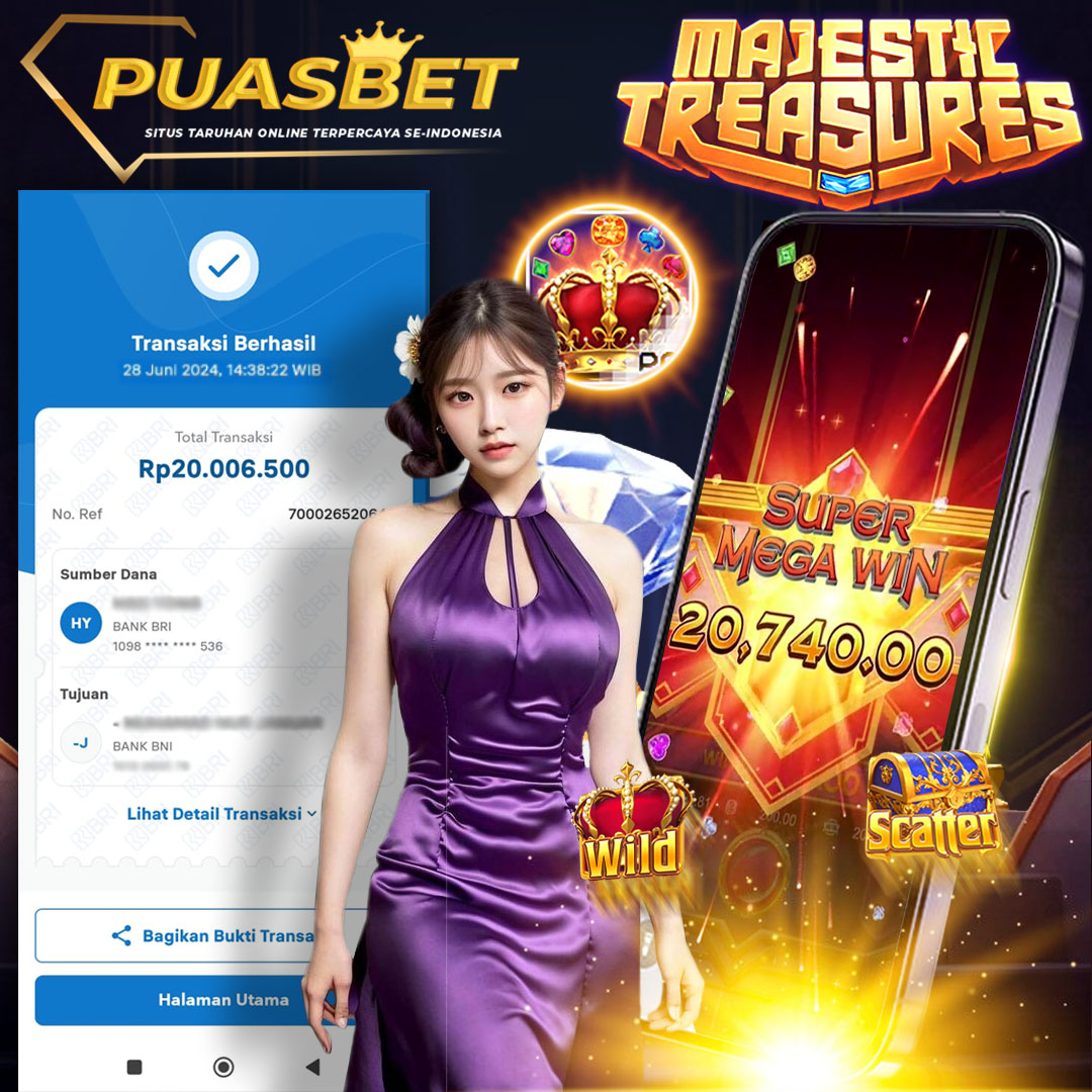 BUKTI WD PUASBET 28 JUNE 2024 ( Majestic Treasures PGSOFT) Rp.20,000,000– LUNAS)