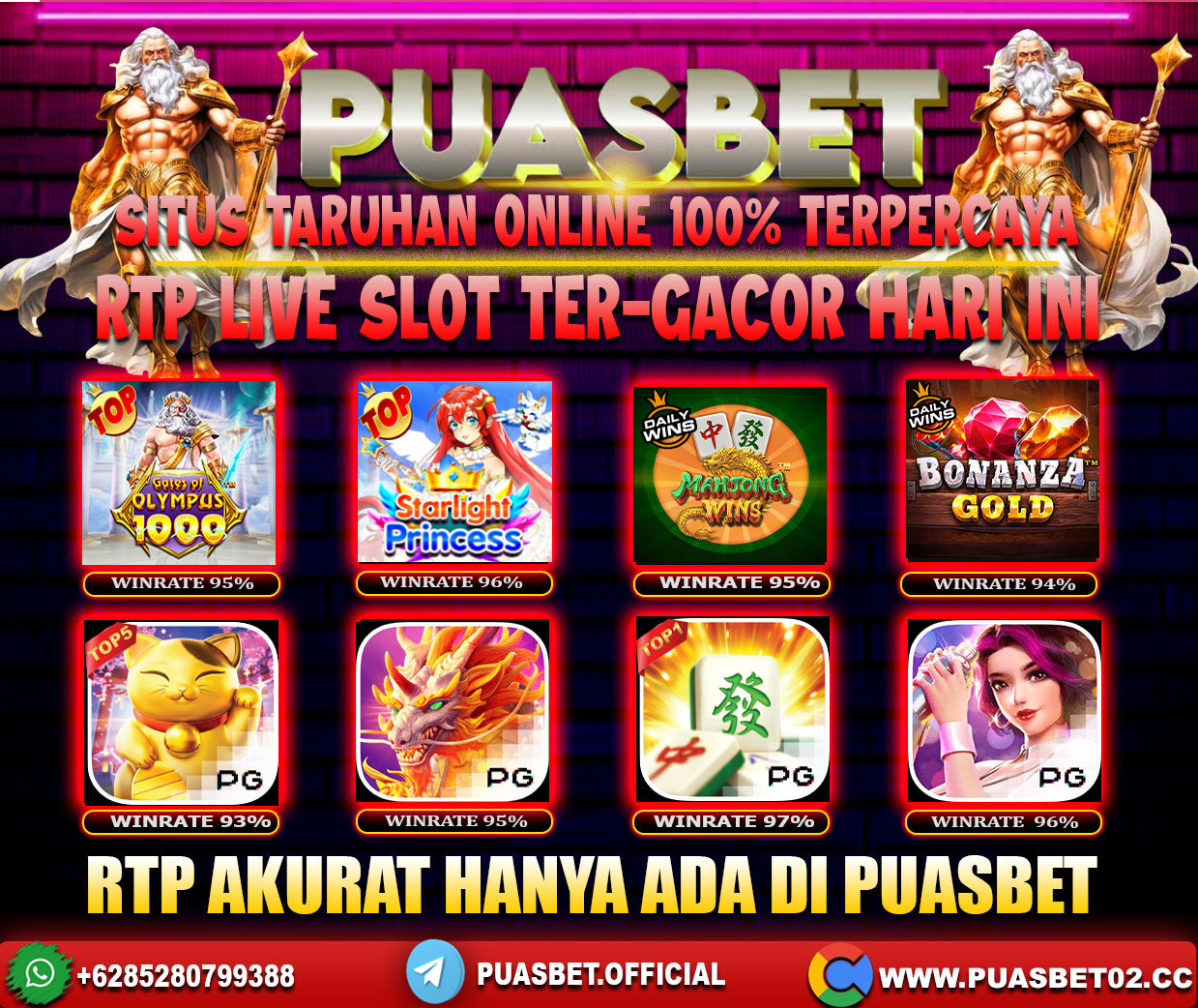 INFO SLOT GACOR PUASBET 16 JUNI 2024