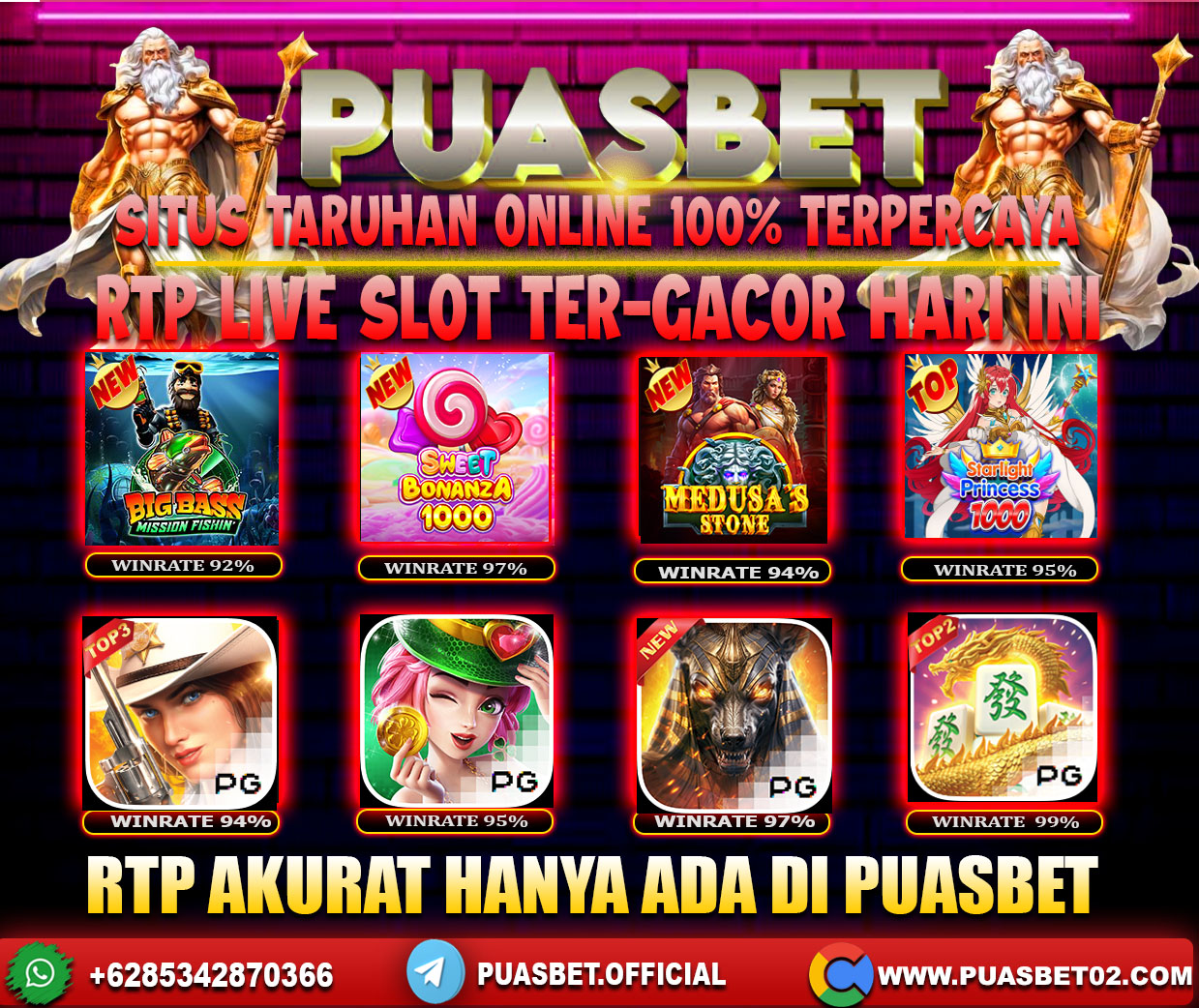 INFO SLOT GACOR PUASBET 24 JUNI 2024