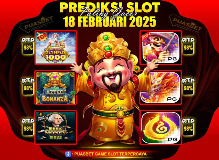 RTP SLOT PUASBET 18