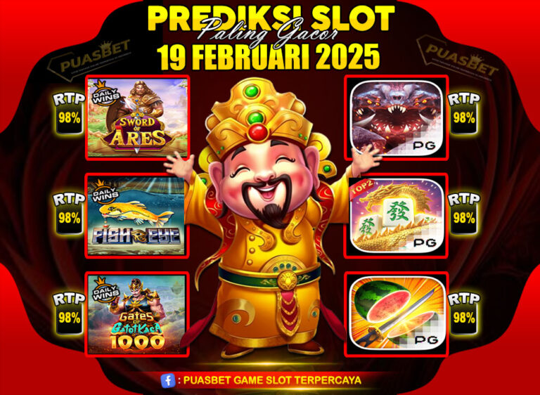 RTP SLOT PUASBET 19