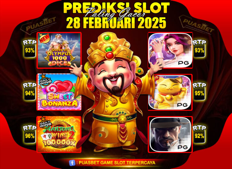RTP SLOT PUASBET 28 FEB