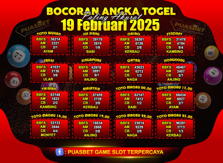 TOGEL PUASBET 19