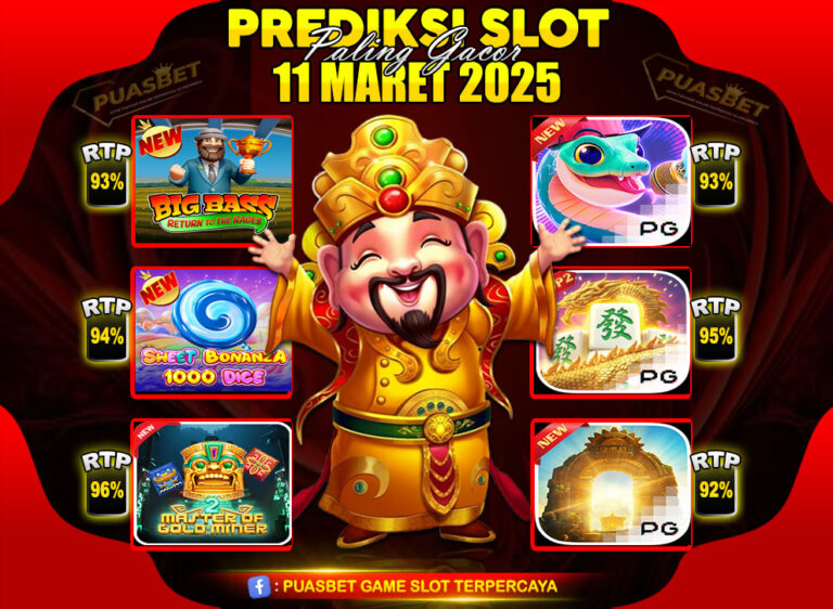 RTP SLOT PUASBET 11 MAR