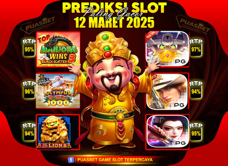 RTP SLOT PUASBET 12 MAR