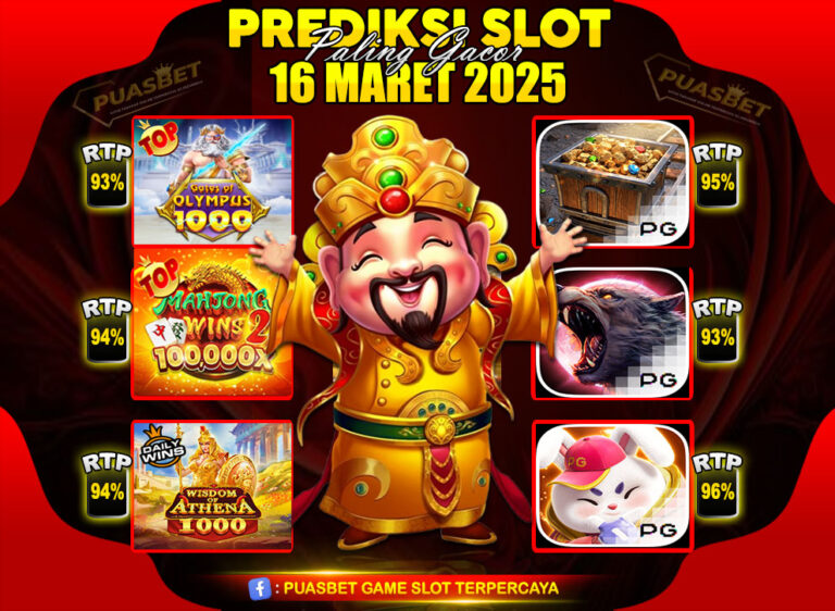 RTP SLOT PUASBET 16 MAR