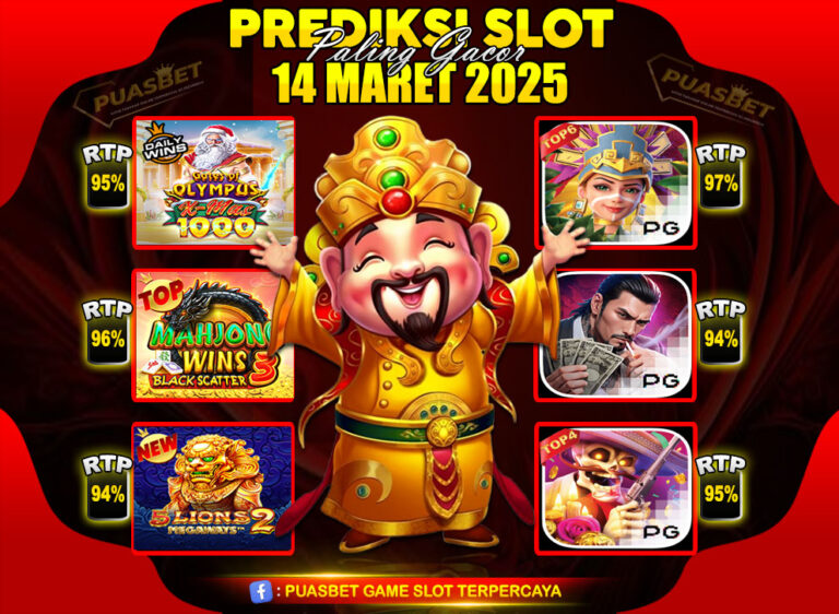 RTP SLOT PUASBET BY AREE 14 MAR