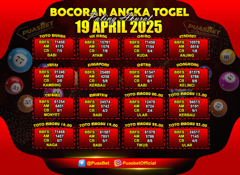 PREDIKSI TOGEL AKURAT PUASBET