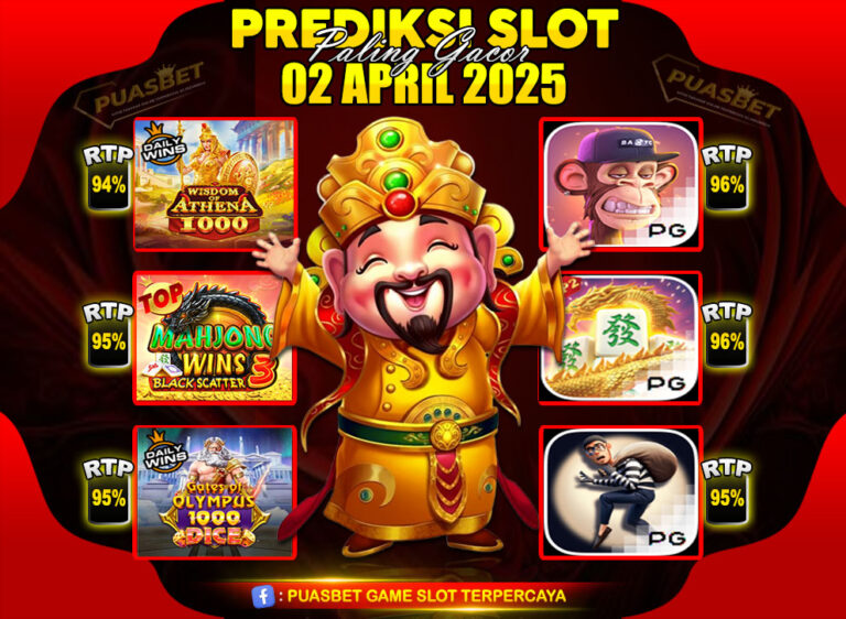 RTP SLOT PUASBET 02 APR