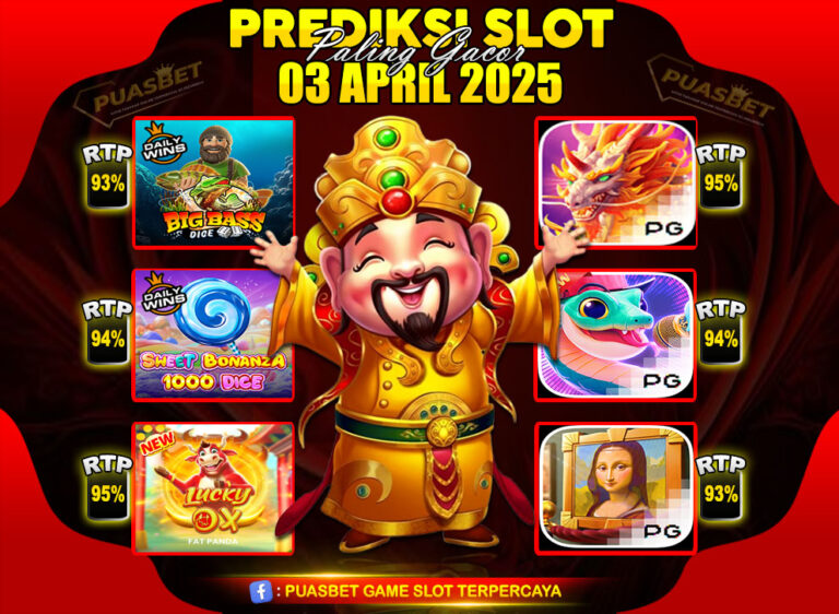 RTP SLOT PUASBET 03 APR