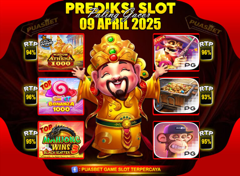 RTP SLOT PUASBET 09 APR