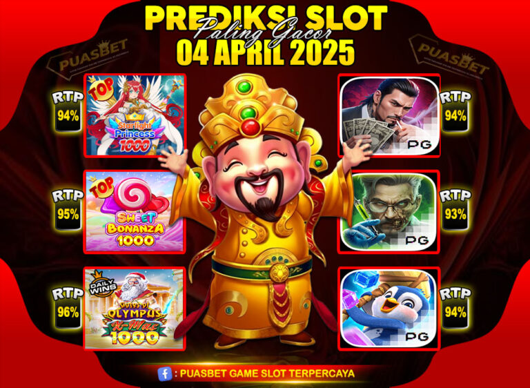 RTP SLOT PUASBET 4 APR