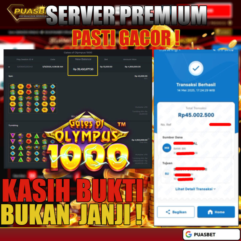 BUKTI JP GATES OF OLYMPUS 1000