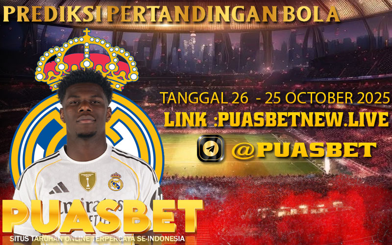 PREDIKSI SEPAK BOLA 26 – 27 OKTOBER 2025 PUASBET