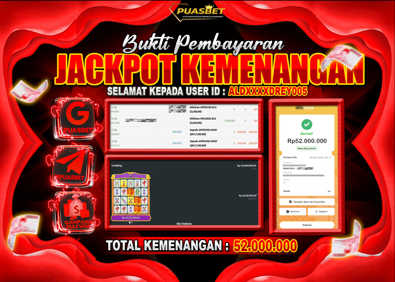 BUKTI KEMENANGAN 30 APRIL